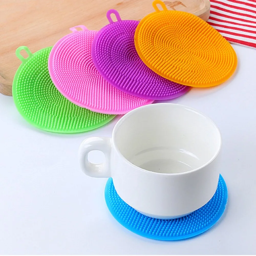 Silicone Tap Washer - 6 Buah Sikat Pembersih Silikon Lembut