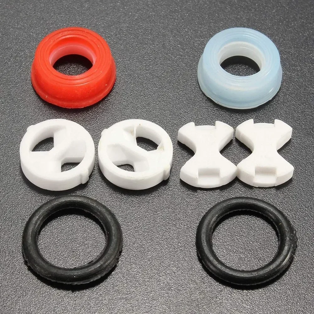 Silicone Tap Washer - 6PCS/set Cakram Keramik Silikon Pengganti Sisipan