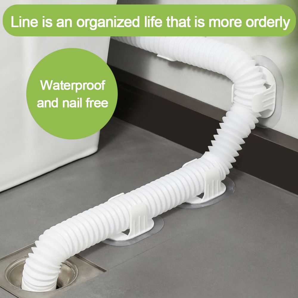 Drain Pipe Clip - 5 buah Penjepit Pipa Plastik, Kait