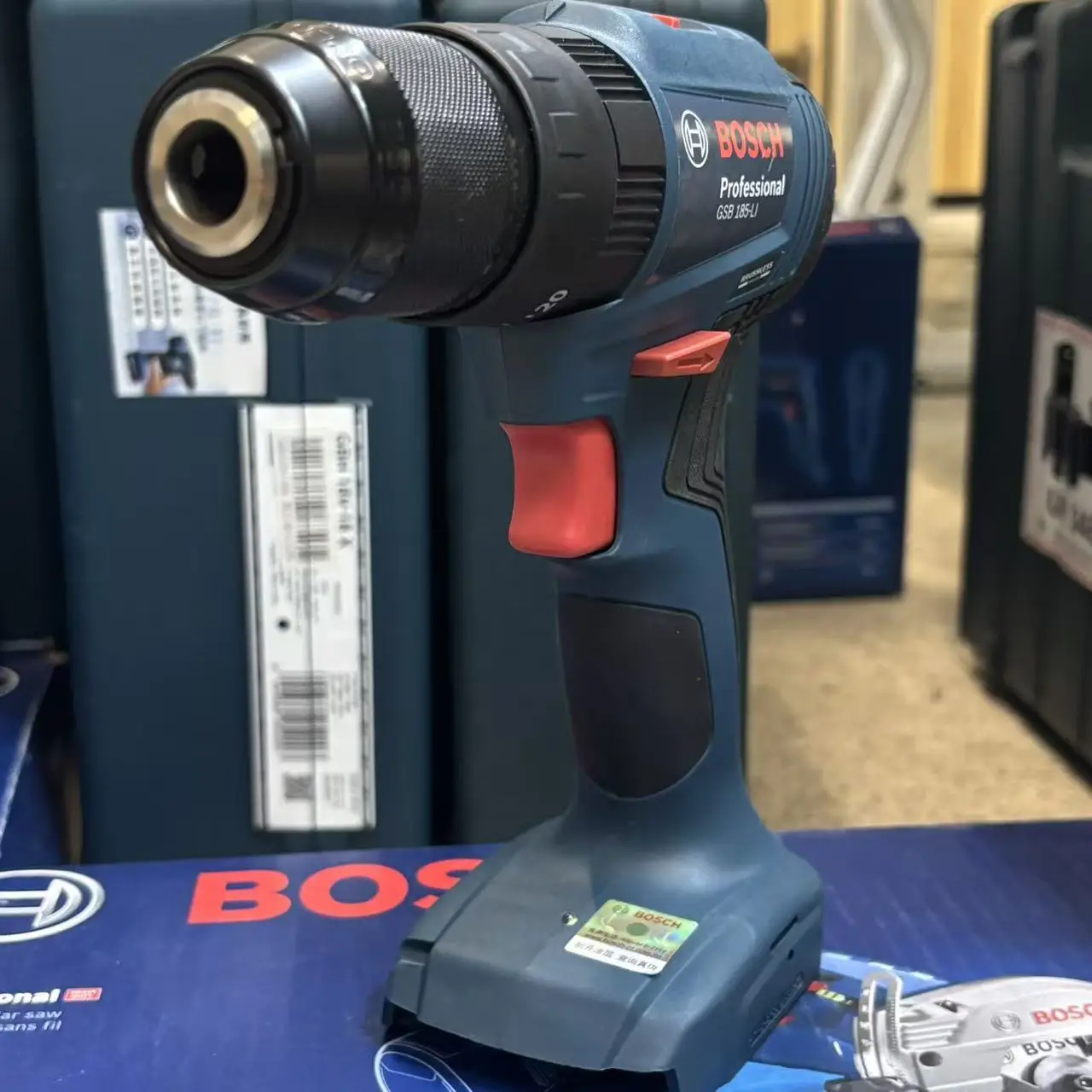 Bosch Drill Gsb 18V - BOSCH GSB 185-LI Bor Impak Tanpa