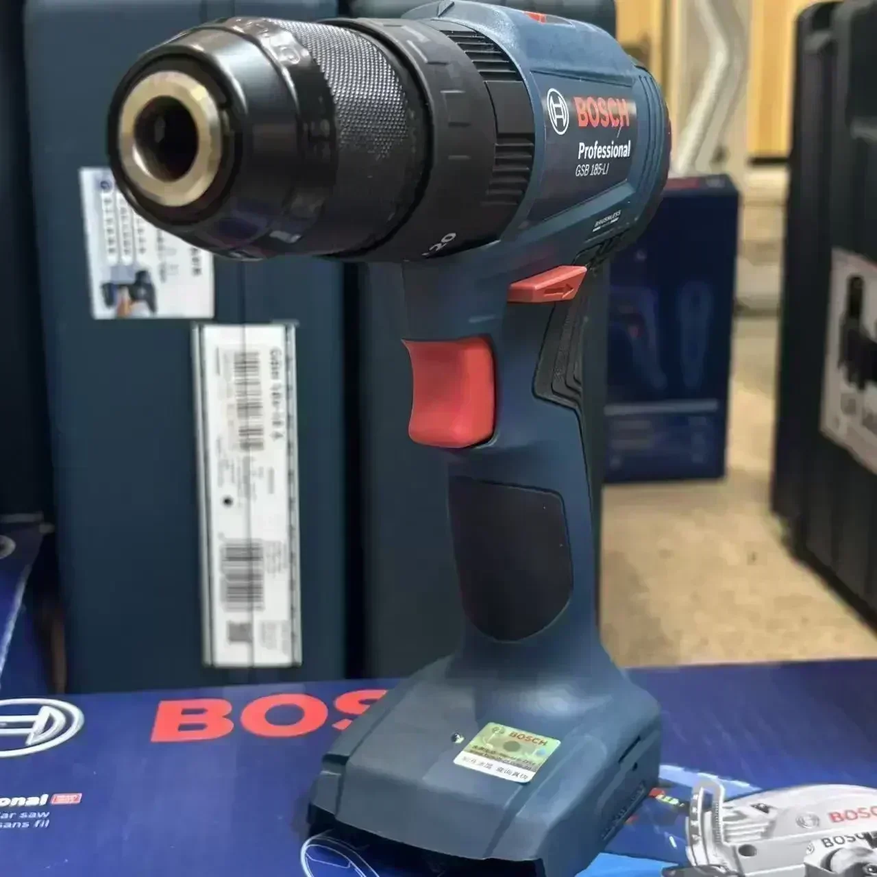 Bosch Drill Gsb 18V - Bosch GSB 185-LI, Bor Listrik Tanpa