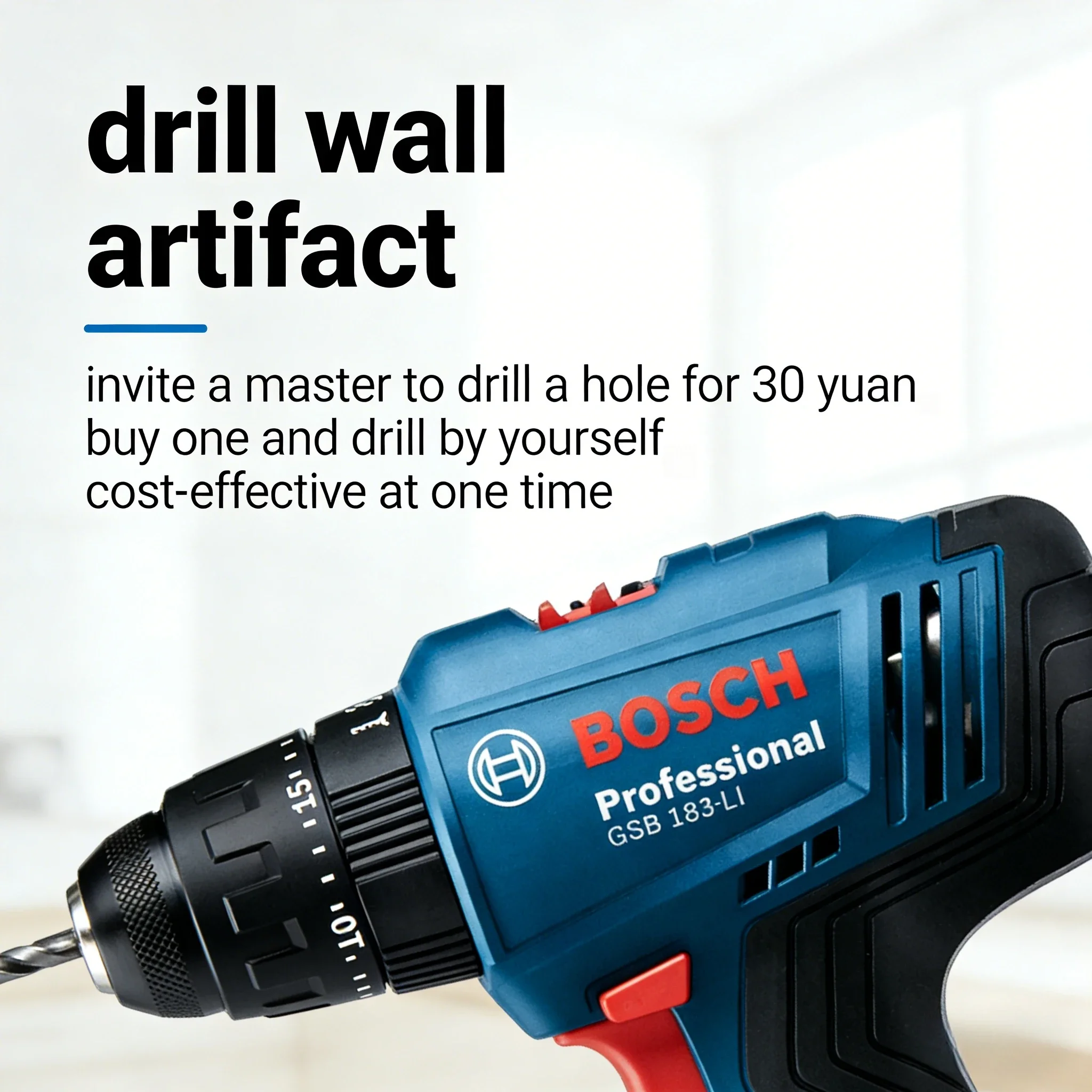 Bosch Drill Gsb 18V - Bosch GSB183-LI, Bor Listrik Tanpa Kabel
