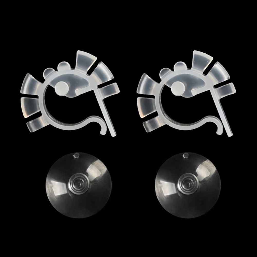 Plastic Pipe Clip - 2 buah klip berbentuk U untuk
