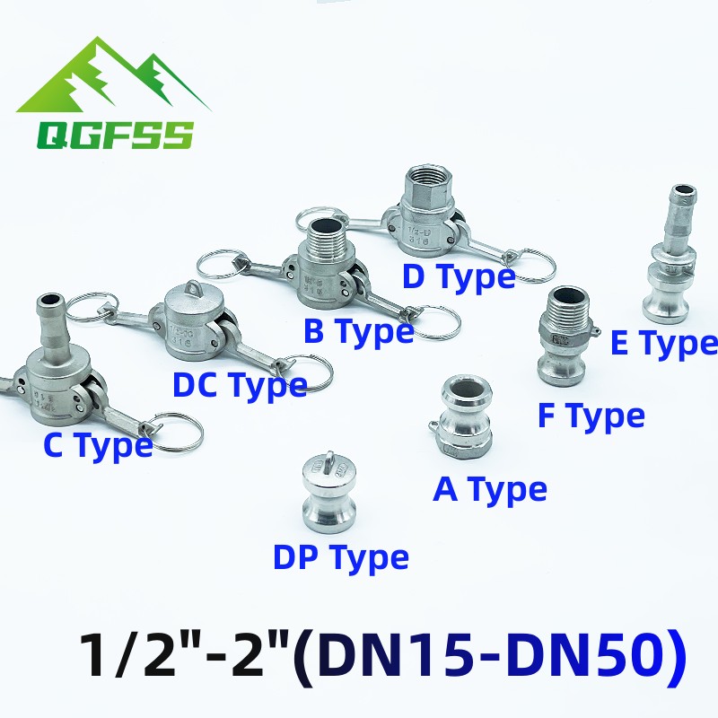 Push Fit Connector - BSPT adaptor Camlock Homebrew, Stainless Steel