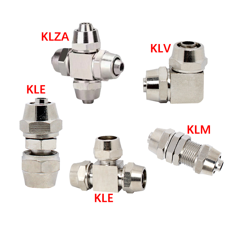 Compression Fitting Brass - KLV KLE KLZA KLU Konektor Cepat