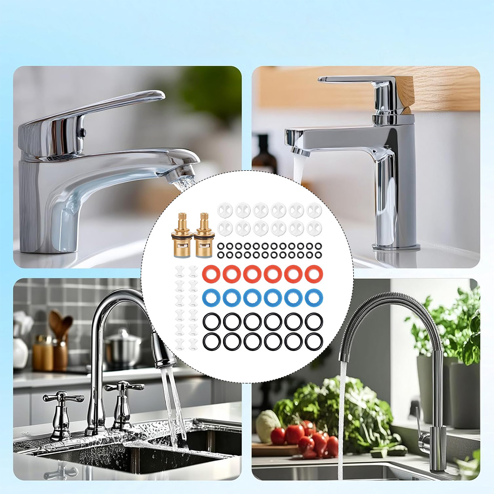 Silicone Tap Washer - 2 Paket Pengganti Kartrid Keran dari