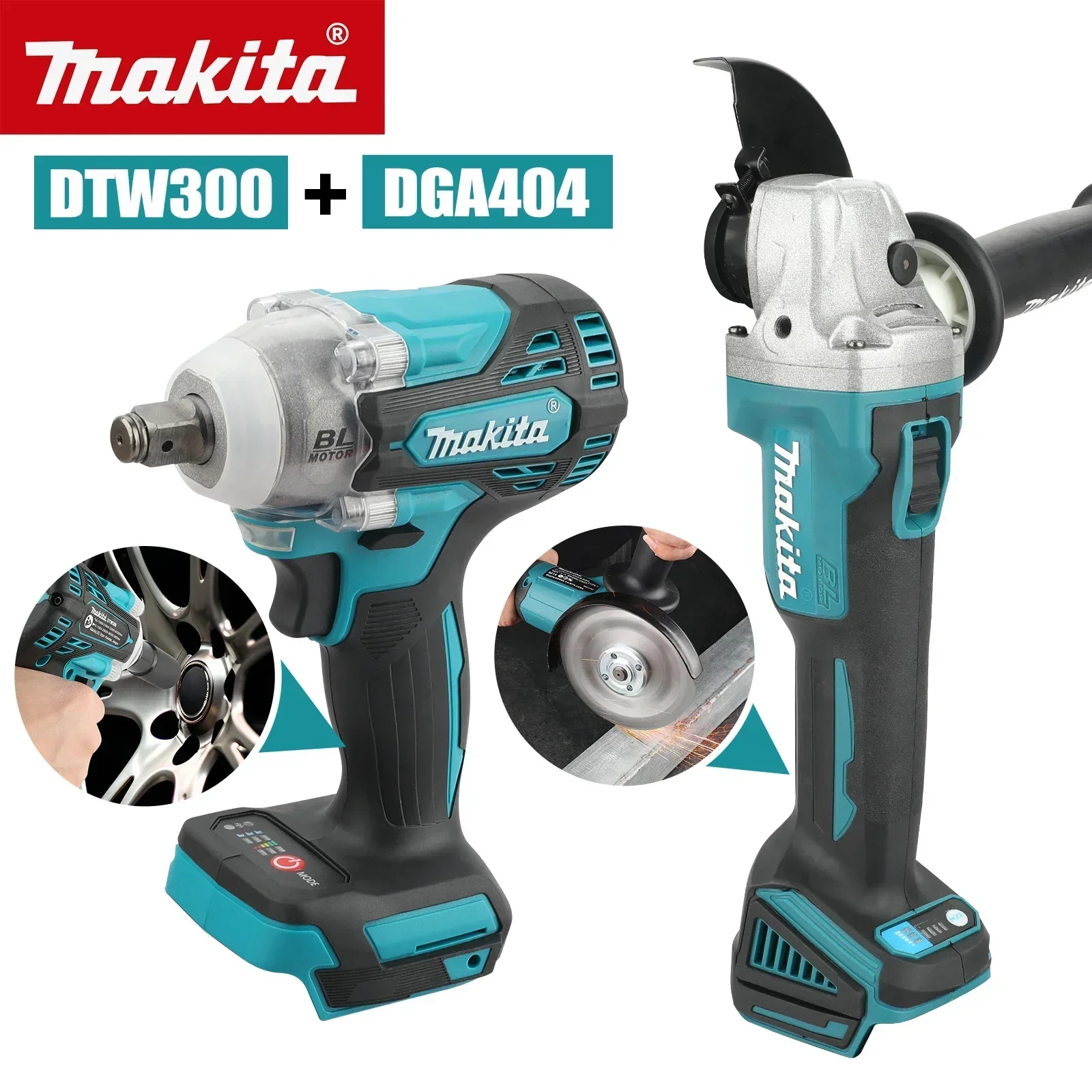 Makita Drill Dtw300 - Set Peralatan Kombinasi Nirkabel Makita DTW300
