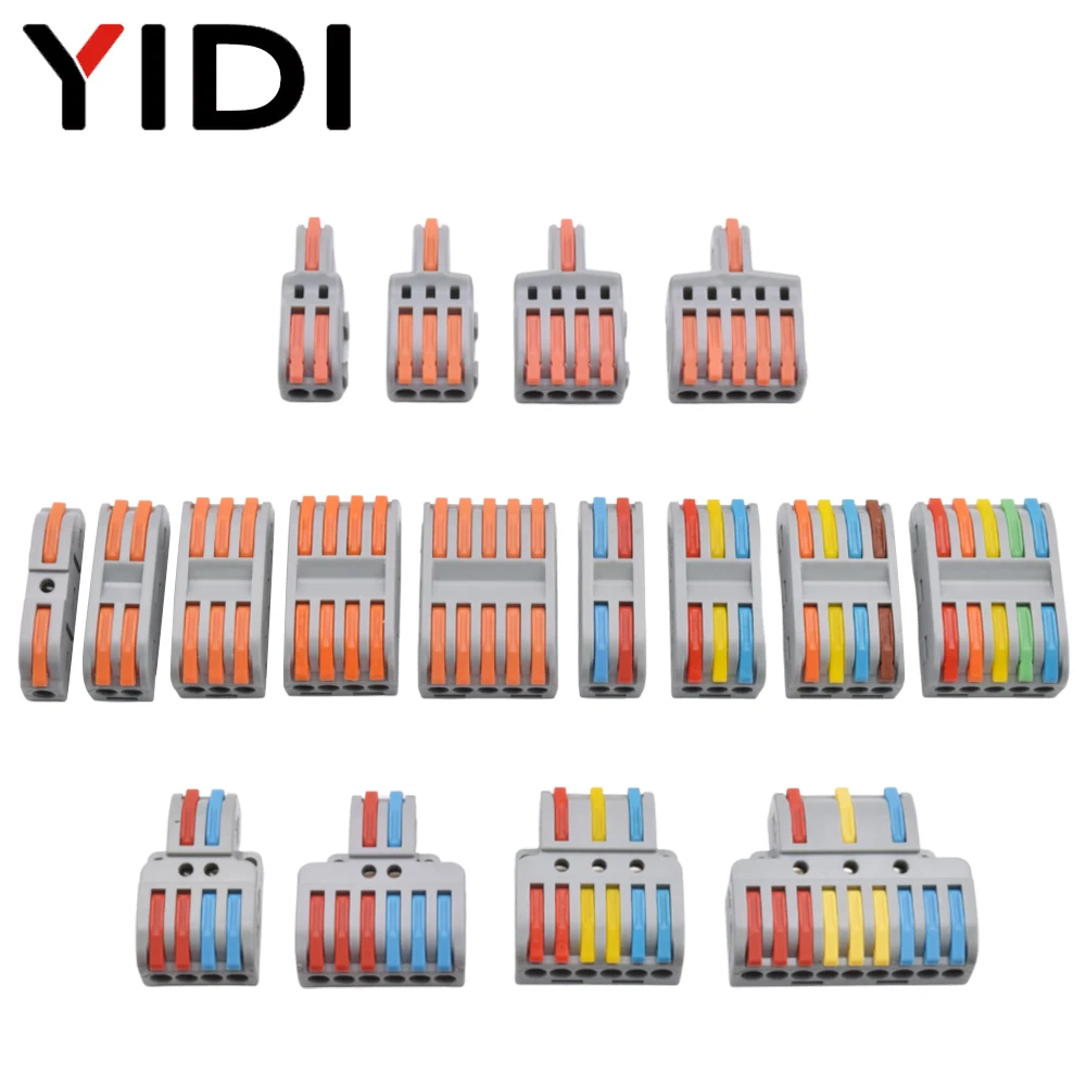 Push Fit Connector - 5 buah kabel Splitter Push-in koneksi