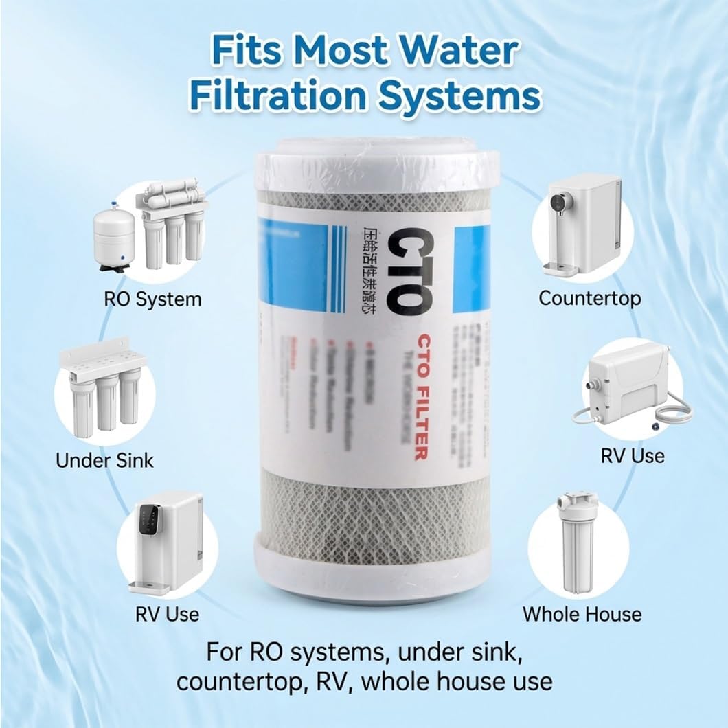 4Pcs Kartrid Filter Blok Karbo - Basin Mixer Cartridge ulasan dan harga
