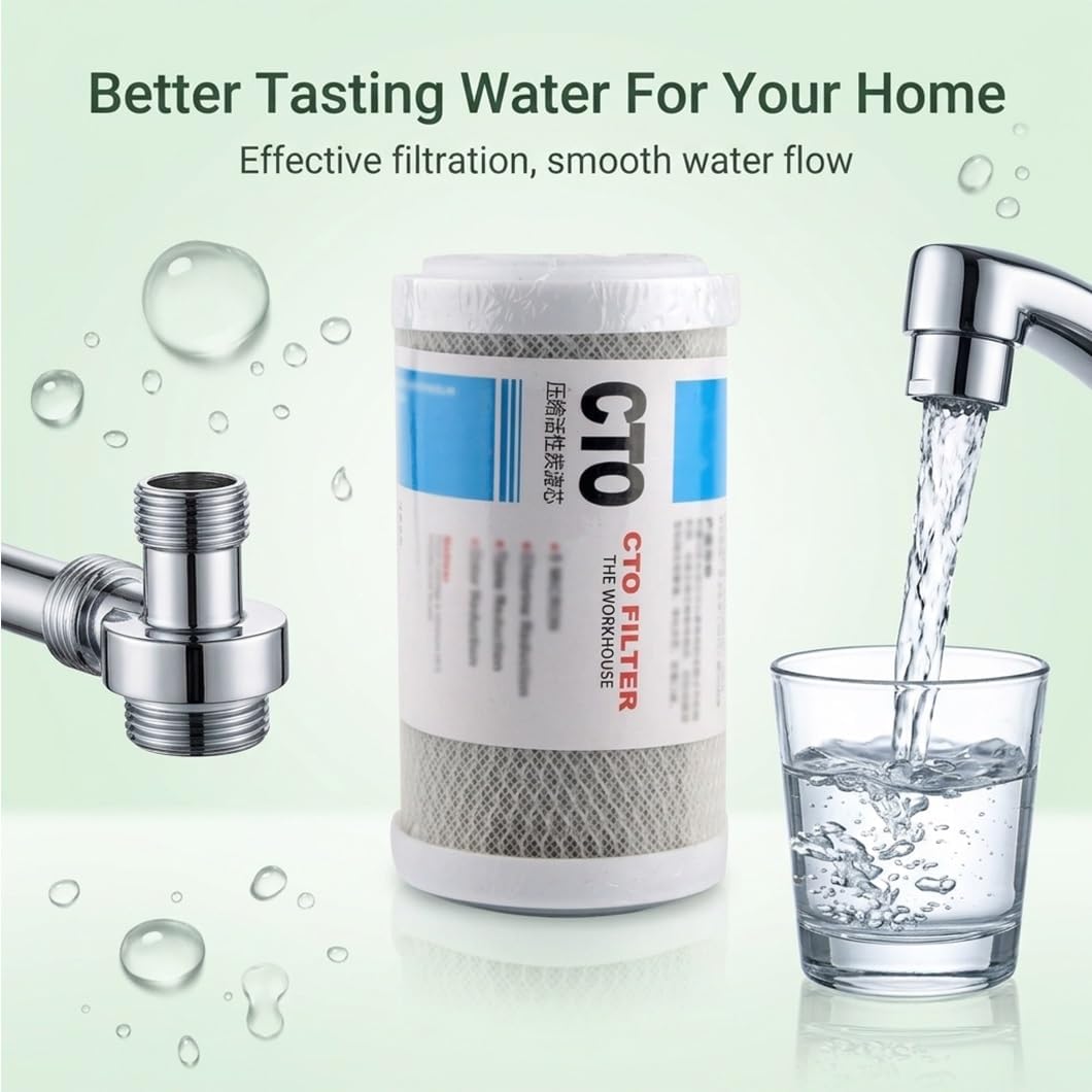 4Pcs Kartrid Filter Blok Karbo - Basin Mixer Cartridge ulasan dan harga