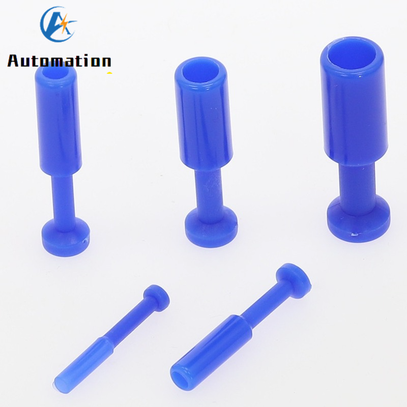 10X Biru Nilon Pneumatik Blank - Push Fit Connector ulasan dan harga