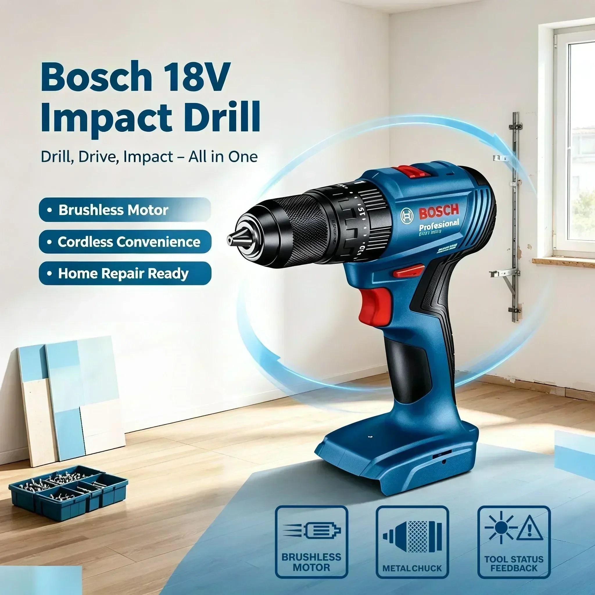 Bosch GSB 185-LI, Bor Listrik  - Bosch Drill Gsb 18V ulasan dan harga