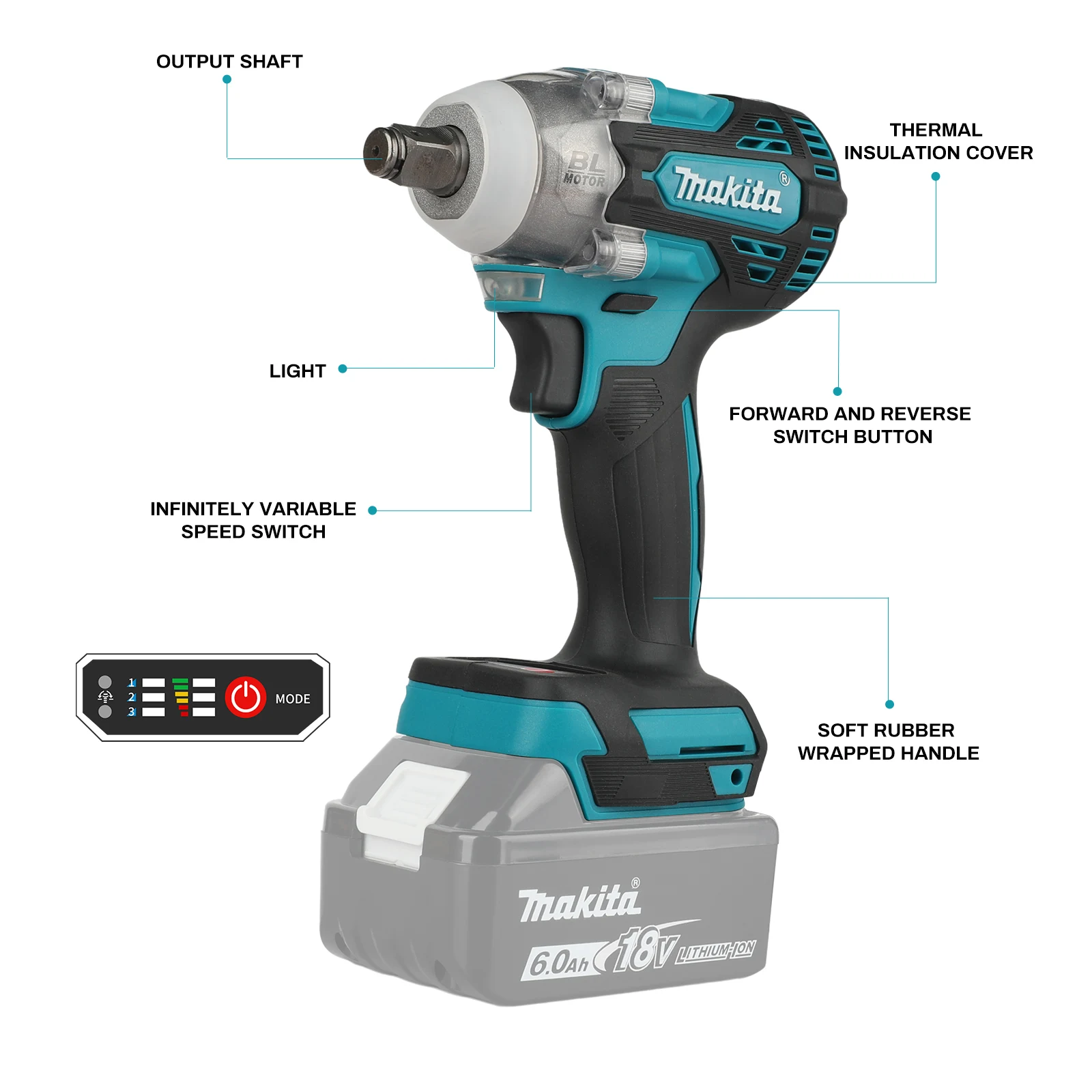 Kunci Impact Nirkabel Makita D - Makita Drill Dtw300 ulasan dan harga