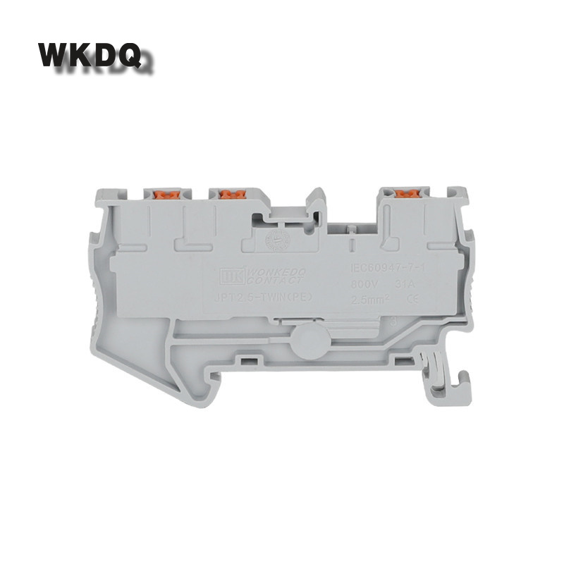 50Pcs PT2.5-TWIN Din Rail Term - Push Fit Connector ulasan dan harga