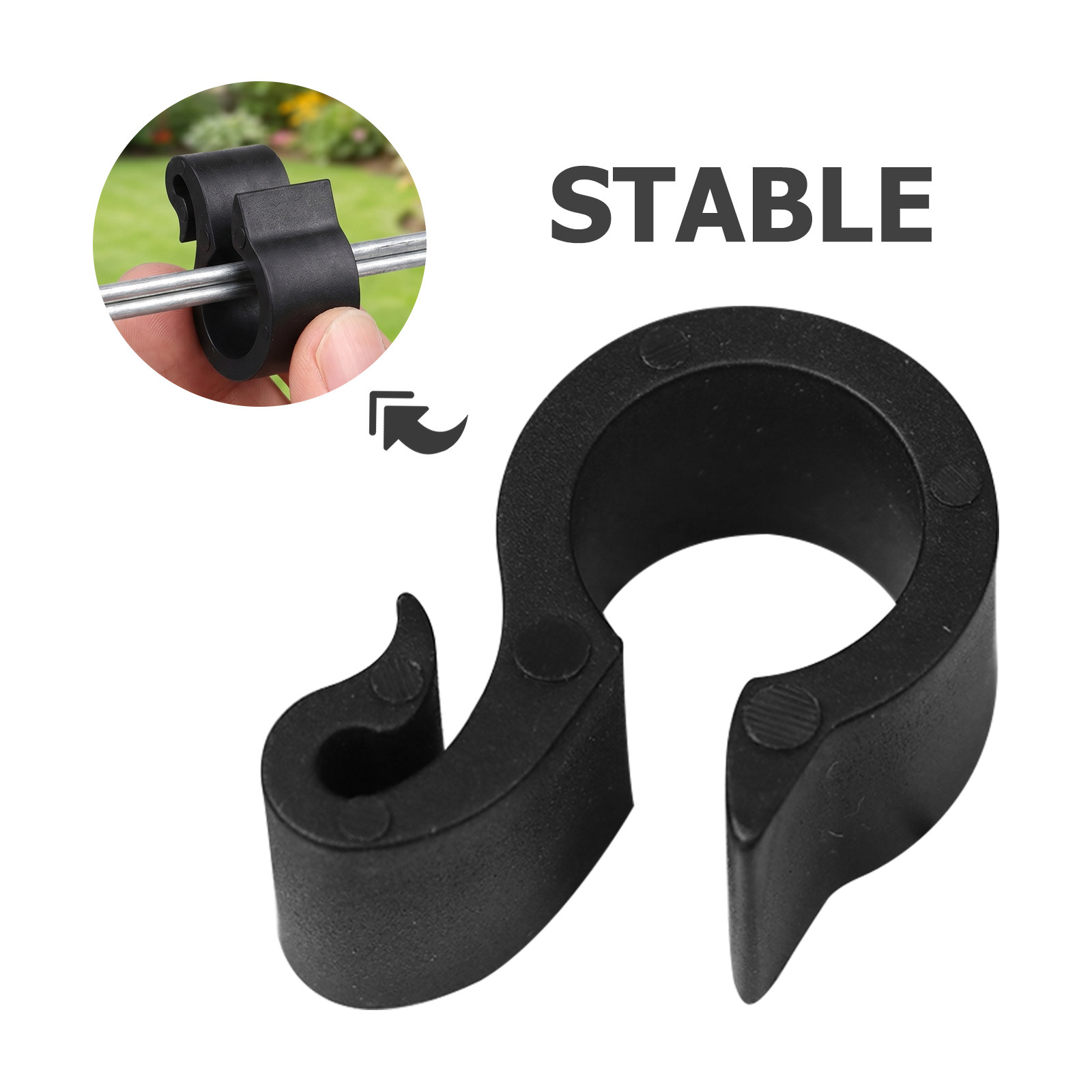 80 buah Klip Penahan Pipa Air  - Plastic Pipe Clip ulasan dan harga