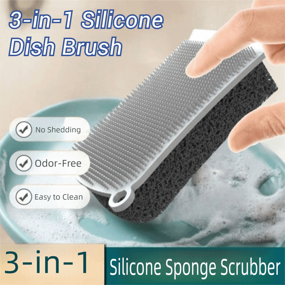 Alat Pembersih Piring 3-in-1 S - Silicone Tap Washer ulasan dan harga