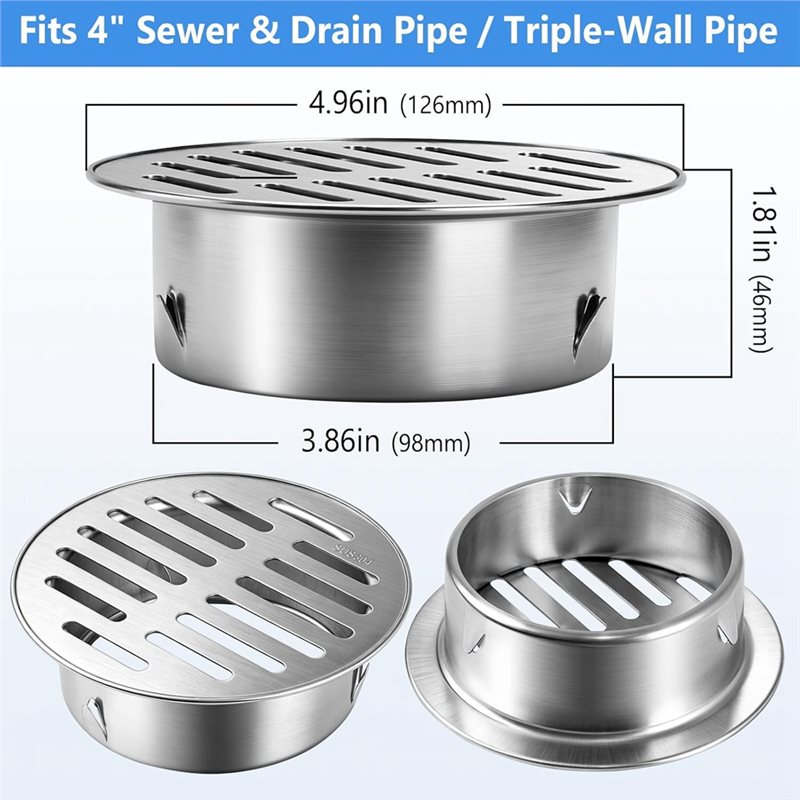 ABZV-Heavy Duty Untuk Penutup  - Drain Pipe Clip ulasan dan harga