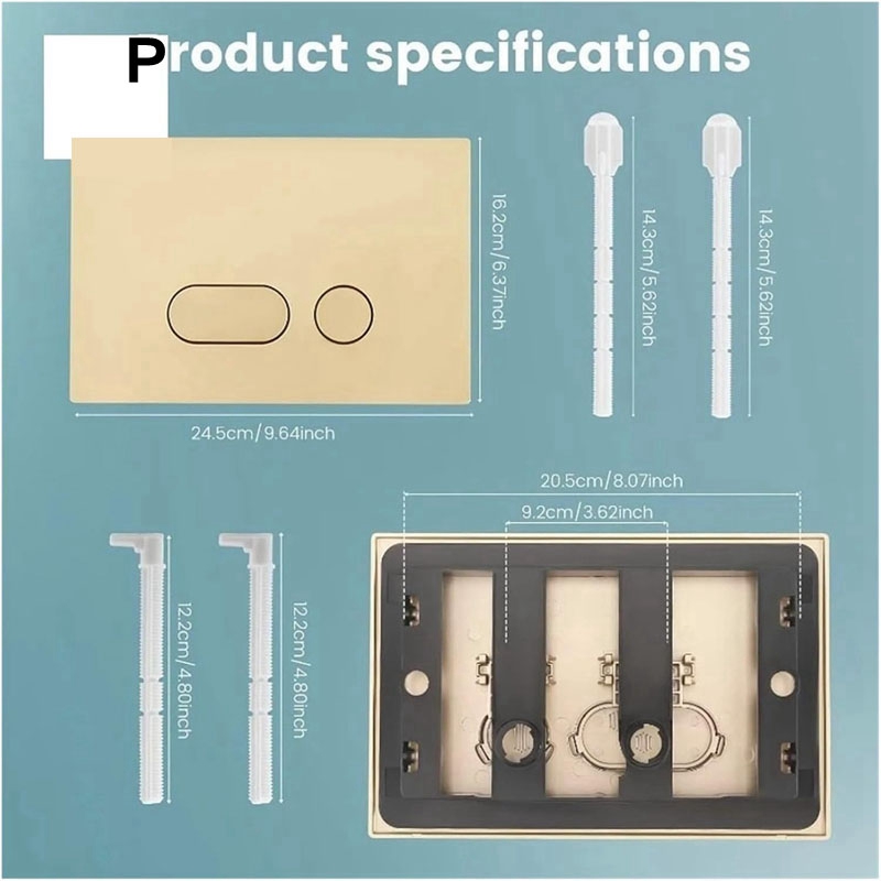 Panel Tombol Toilet Double Flu - Toilet Fill Valve ulasan dan harga