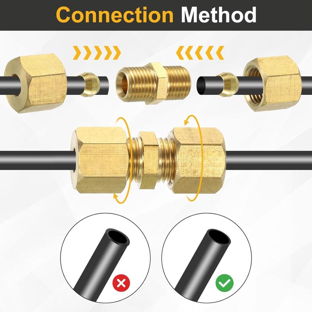 Fitting Kompresi Kuningan 4 5  - Compression Fitting Brass ulasan dan harga