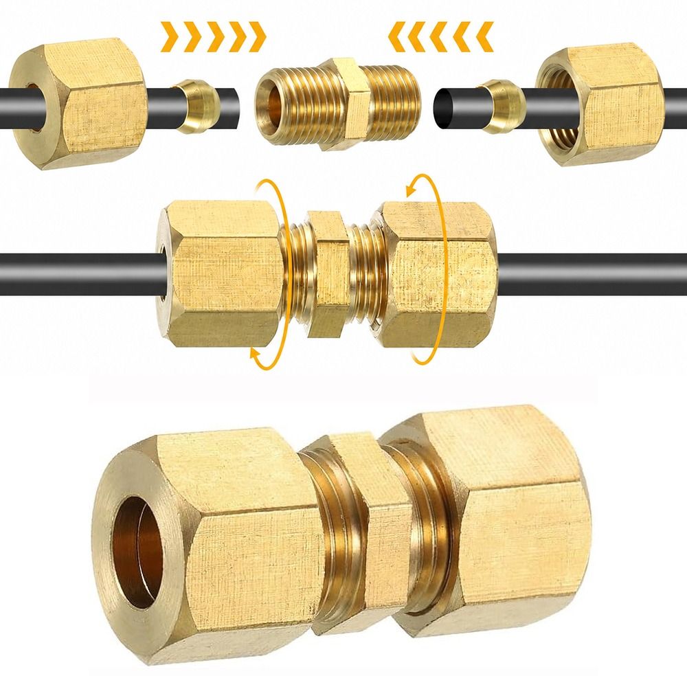 Fitting Kompresi Kuningan 4 5  - Compression Fitting Brass ulasan dan harga