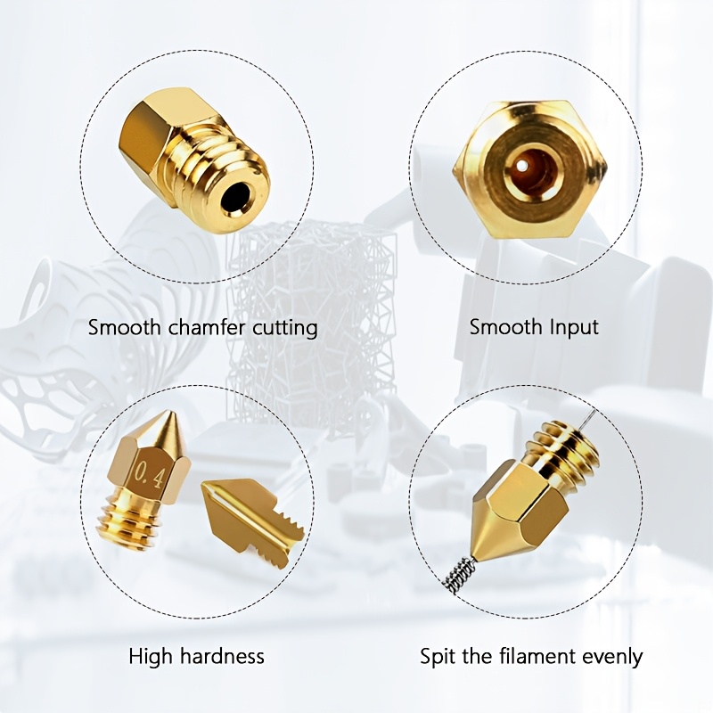 25 Pcs Nozel Hotend Kuningan C - Creality Printer Ender 3 ulasan dan harga
